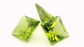 Peridot 8.00mm Princess Cut