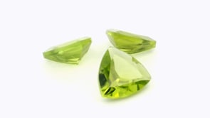 Peridot 9.00mm Trilliant