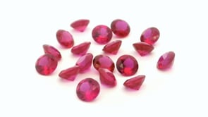 Synthetic Ruby Dark Pink 4.25mm Round