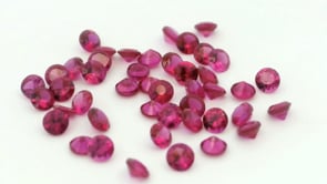 Synthetic Ruby Dark Pink 2.25mm Round