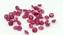 Synthetic Ruby Dark Pink 2.25mm Round