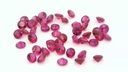 Synthetic Ruby 2.25mm Round Dark Red