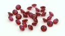 Synthetic Ruby 2.75mm Round Dark Red