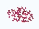 Synthetic Ruby 1.00mm Round Dark Red