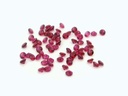 Synthetic Ruby 1.25mm Round Dark Red