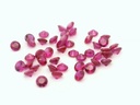 Synthetic Ruby 2.25mm Round Dark Red