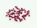 Synthetic Ruby Dark Pink 1.25mm Round