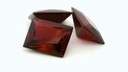 Synthetic Ruby 10x8mm Baguette Radiant Cut Dark Red