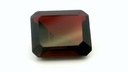 Synthetic Ruby 14x12mm Emerald Cut Dark Red