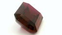 Synthetic Ruby 18x13mm Emerald Cut Dark Red