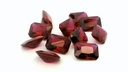 Synthetic Ruby 7x5mm Radiant Cut Dark Red