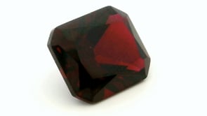 Synthetic Ruby Dark Red 12x10mm Radiant Cut