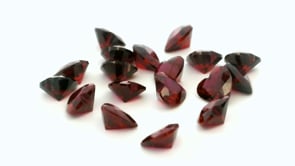 Synthetic Ruby 5.00mm Heart Shape Dark Red