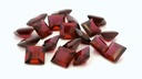 Synthetic Ruby 2.00mm Carre Cut Dark Red