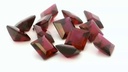 Synthetic Ruby 5.00mm Carre Cut Dark Red