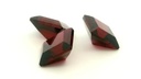 Synthetic Ruby 7.00mm Carre Cut Dark Red