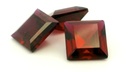 Synthetic Ruby 10mm Carre Cut Dark Red