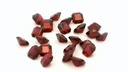 Synthetic Ruby 4.00mm Square Emerald Cut Dark Red