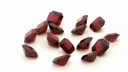 Synthetic Ruby 7.00mm Square Emerald Cut Dark Red