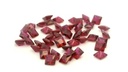 Synthetic Ruby 2.00mm Princess Cut Dark Red