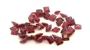 Synthetic Ruby 2.50mm Princess Cut Dark Red