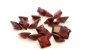Synthetic Ruby 4.00mm Princess Cut Dark Red