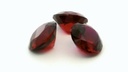 Synthetic Ruby 9.00mm Round Dark Red
