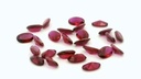 Synthetic Ruby 5x4mm Oval Dark Red