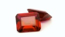 Synthetic Ruby 11x9mm Emerald Cut Bright Red