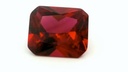 Synthetic Ruby 14x12mm Radiant Emerald Cut Bright Red