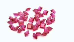 Synthetic Ruby 2.75mm Carre Cut Bright Red