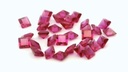 Synthetic Ruby 4.00mm Carre Cut Bright Red