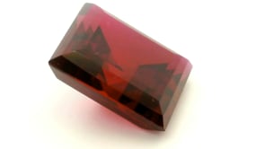 Synthetic Ruby 15mm Carre Cut Bright Red