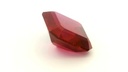 Synthetic Ruby 12mm Square Emerald Cut Bright Red