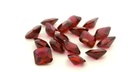 Synthetic Ruby 6.00mm Square Emerald Radiant Cut Bright Red