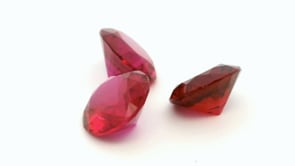 Synthetic Ruby 9.00mm Round Bright Red