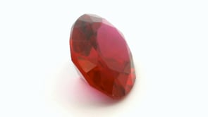 Synthetic Ruby 14x10mm Oval Bright Red