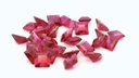 Synthetic Ruby 3.00mm Carre Cut Dark Pink