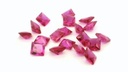 Synthetic Ruby 2.00mm Princess Cut Dark Pink