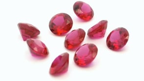 Synthetic Ruby Dark Pink 6.25mm Round