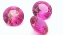 Synthetic Ruby Dark Pink 10mm Round