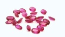 Synthetic Ruby Dark Pink 5x4mm Oval