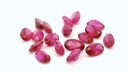 Synthetic Ruby Dark Pink 6x4mm Oval