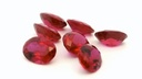 Synthetic Ruby Dark Pink 10x8mm Oval