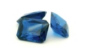 Synthetic Spinel 10x8mm Radiant Emerald Cut Bright Blue