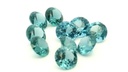 Synthetic Spinel 7.00mm Round Zircon Blue