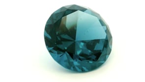 Synthetic Spinel 18mm Round Zircon Blue