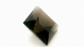 Smoky Quartz 12mm Carre Cut