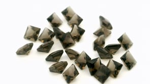 Smoky Quartz 3.00mm Princess Cut
