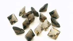 Smoky Quartz 5.00mm Princess Cut